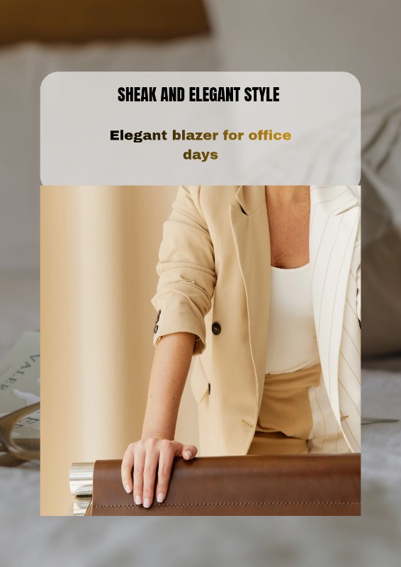 Sheak and elegant outfits for daily office use
