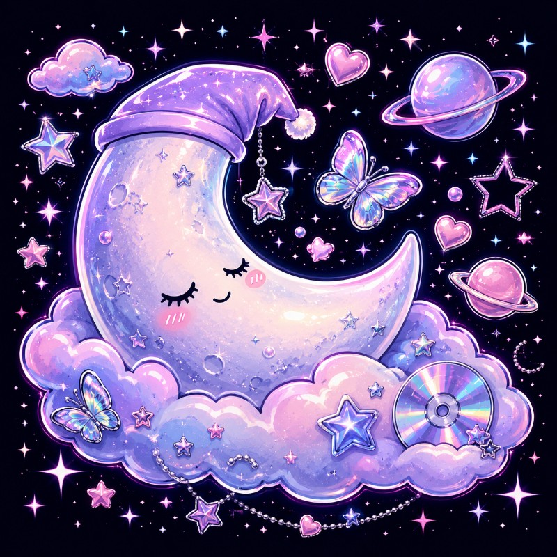 sleepy moon
