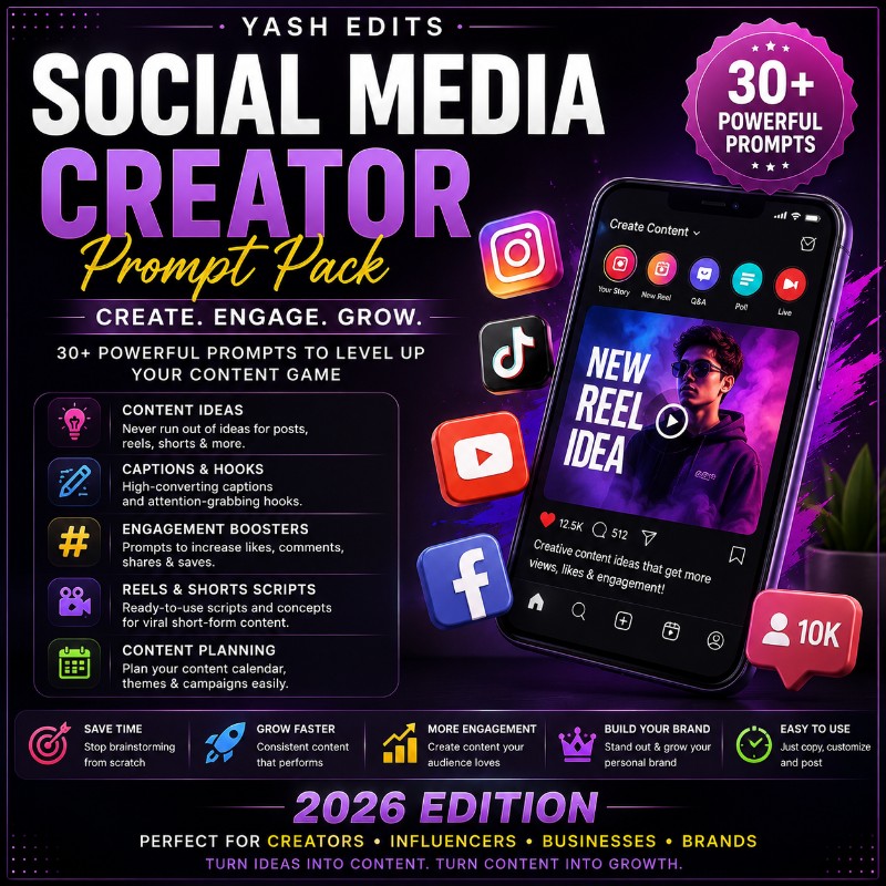 Social Media Creator Prompt Pack