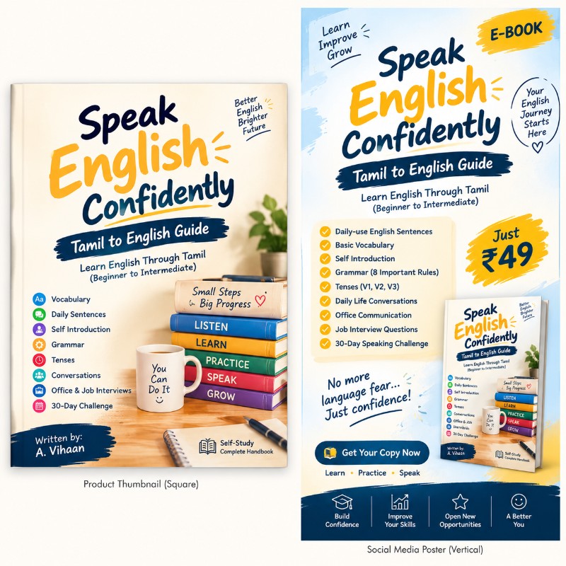 Speak English Confidently – Tamil to English Guide