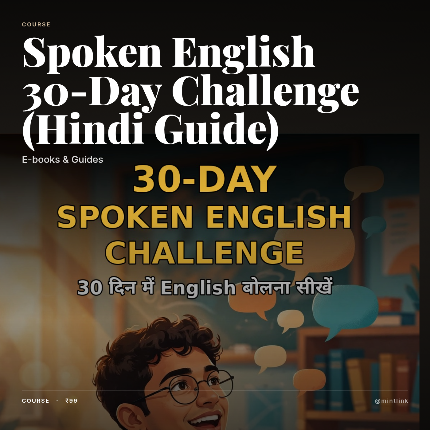 Spoken English 30-Day Challenge (Hindi Guide)