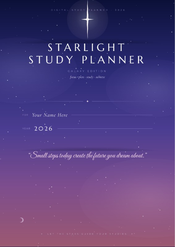 starlight study planner