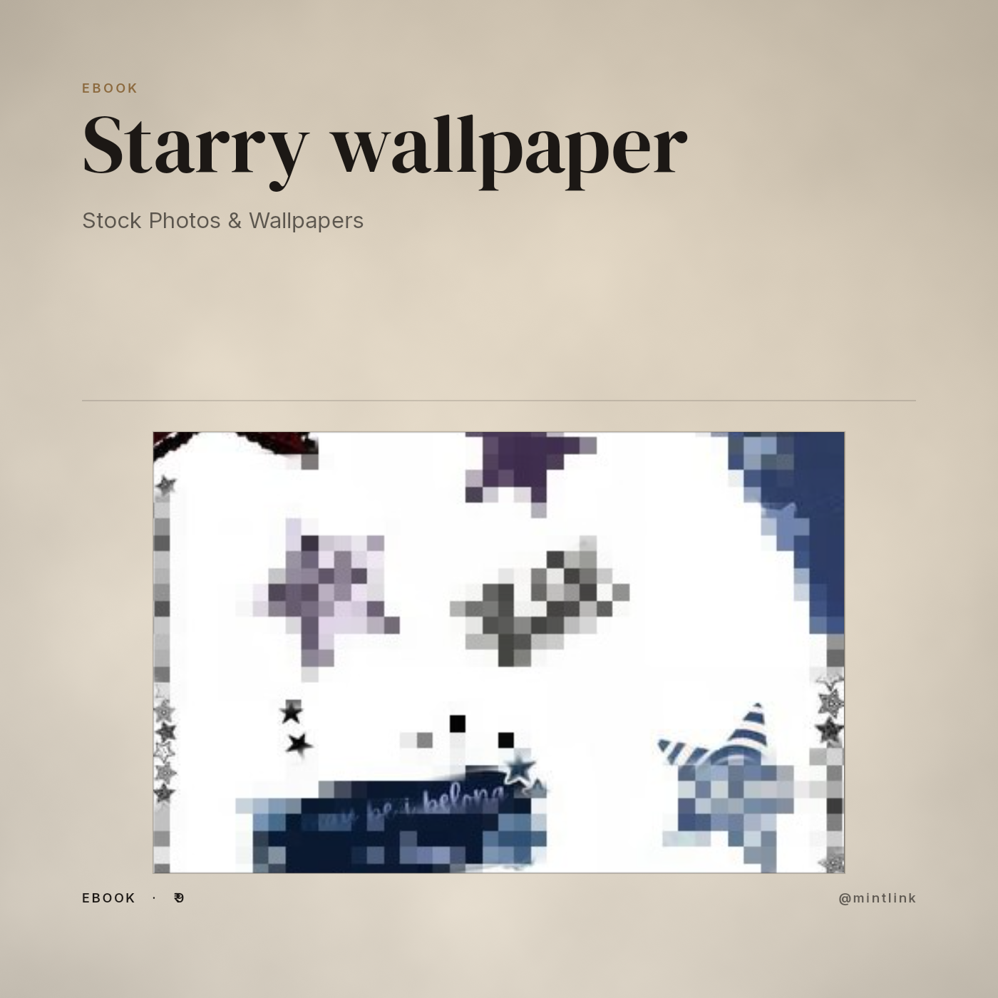 Starry wallpaper 