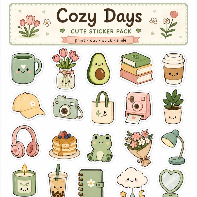 Sticker pack (printable)