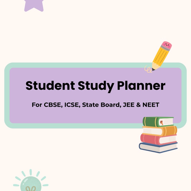 Student Study Planner Bundle | Printable PDF | Weekly Timetable, Exam Tracker & Daily Planner
