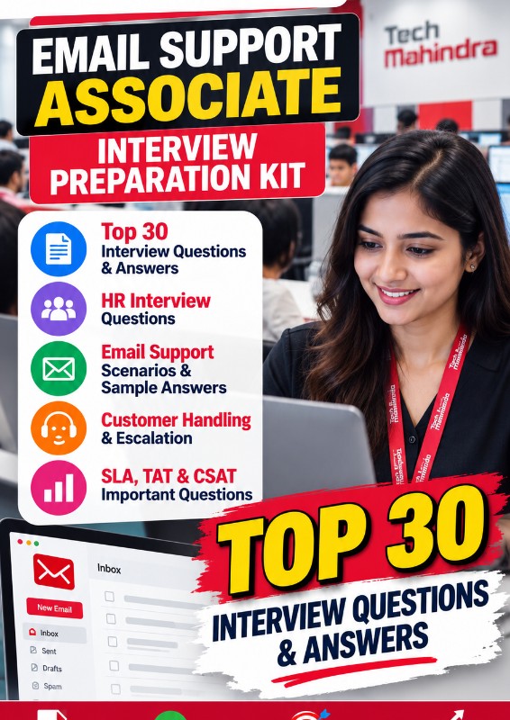 📚 Tech Mahindra Email Support Associate – Interview Preparation Kit