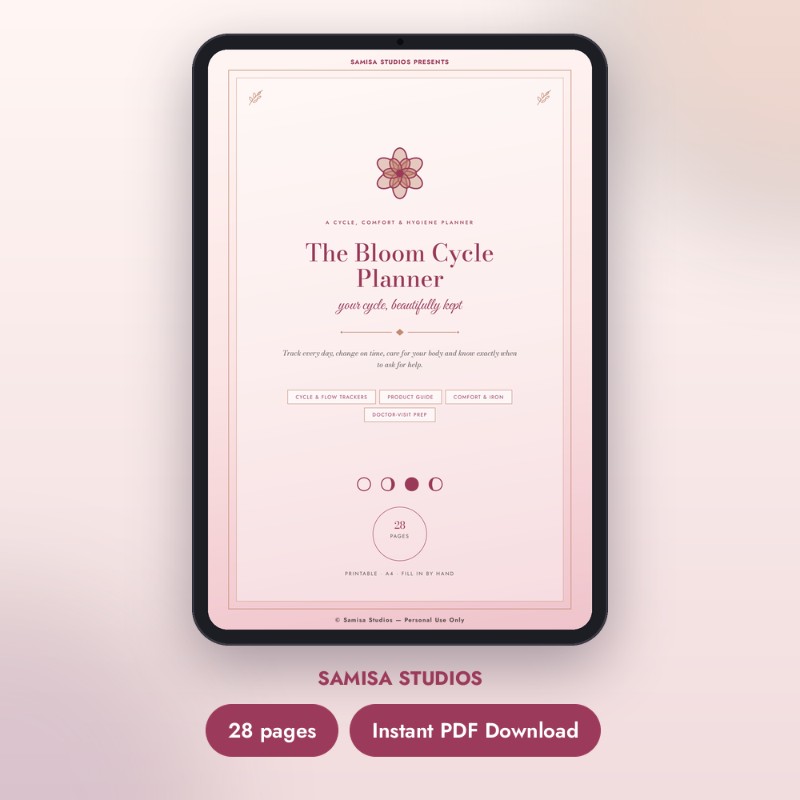 The Bloom Cycle Planner - Period Tracker