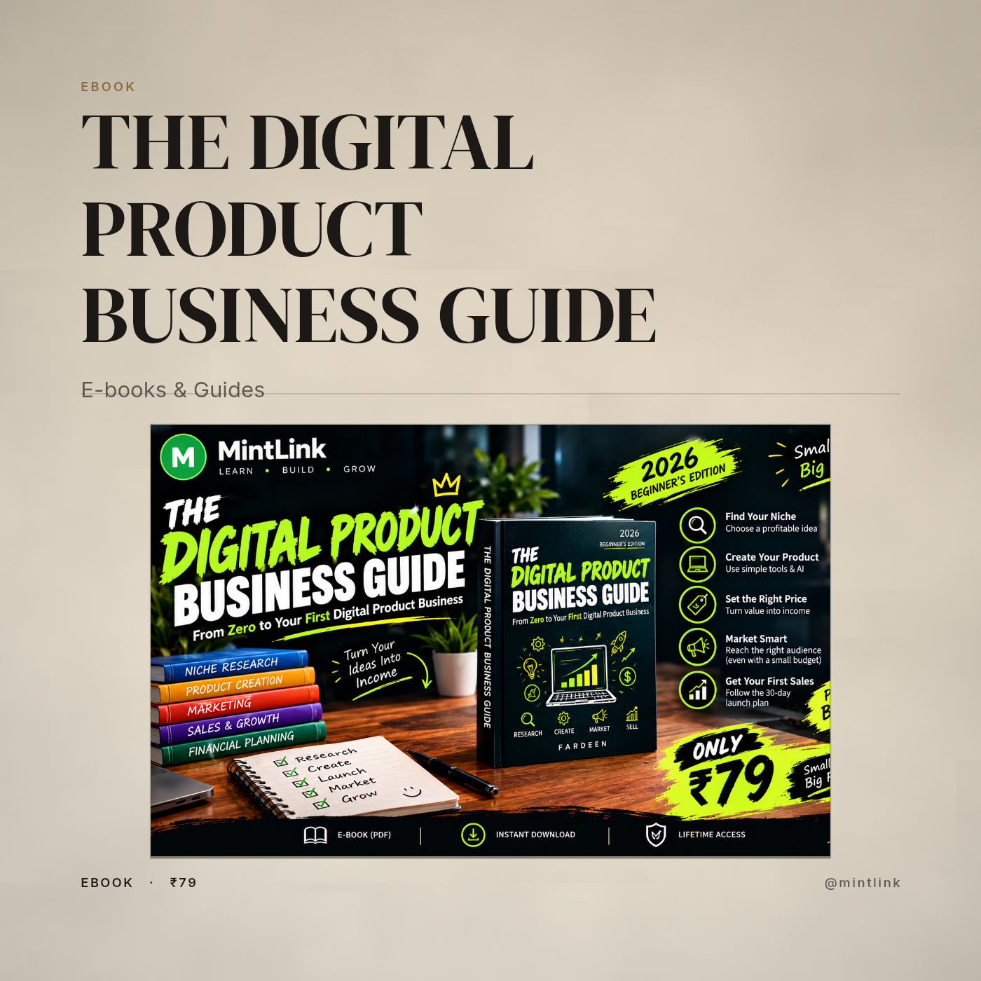 THE DIGITAL PRODUCT BUSINESS GUIDE