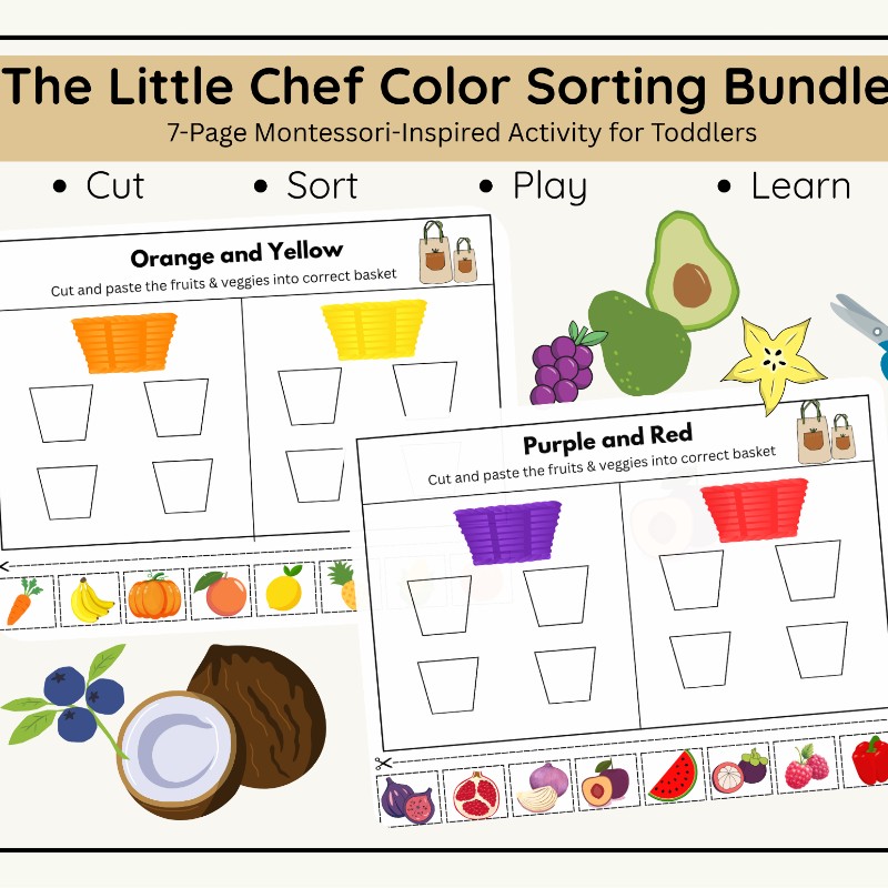 The Little Chef Color Sorting Bundle