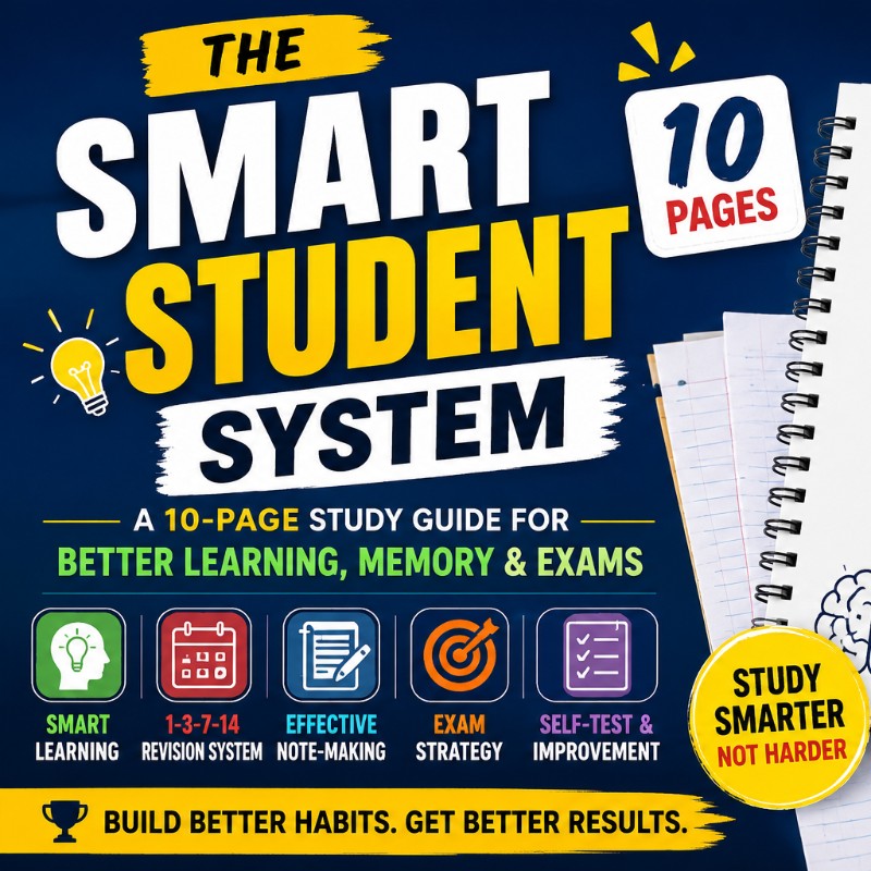 The Smart Student System – 10-Page Study Guide