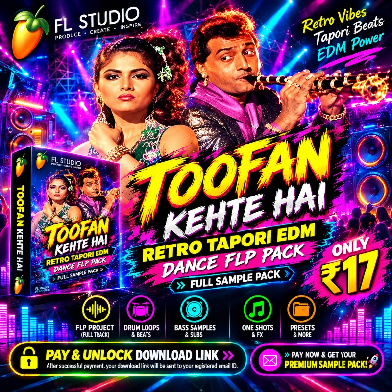  TOOFAN KEHTE HAI — RETRO TAPORI EDM DANCE FLP PACK