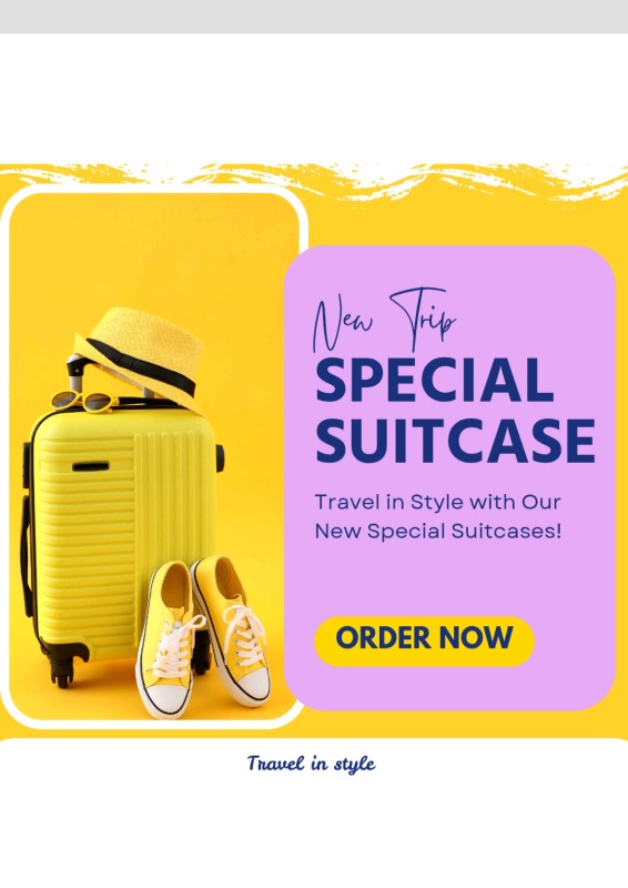 Trendy Suitcases for the new trip 