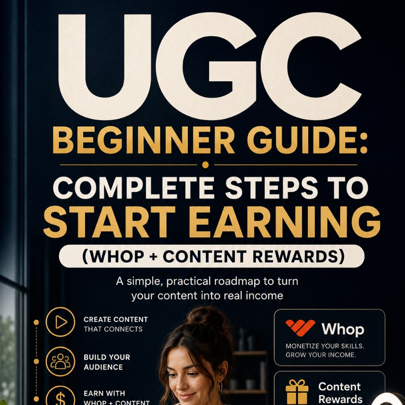 UGC Beginner Guide: Complete Steps to Start Earning (Whop + Content Rewards)