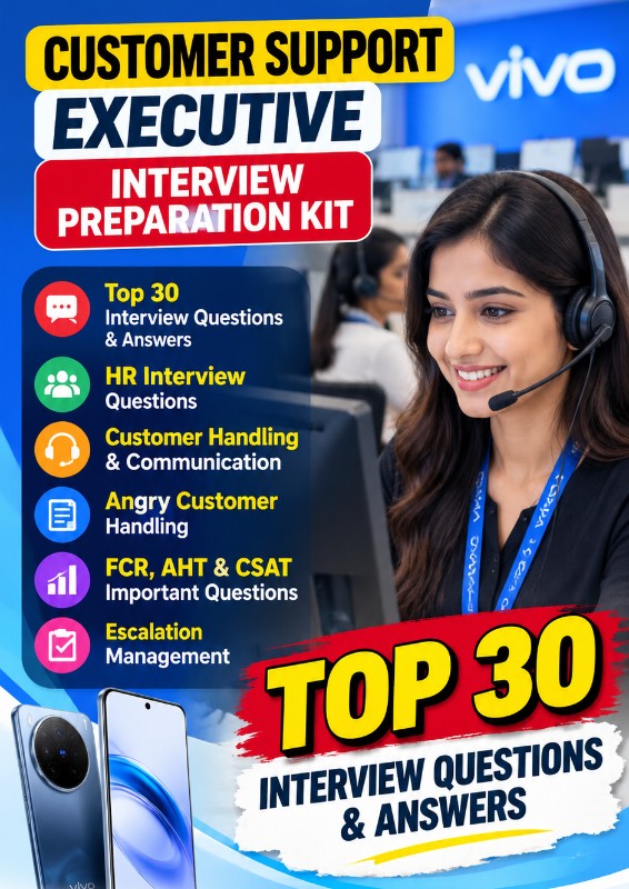 Vivo Customer Support Executive Interview Preparation Kit 