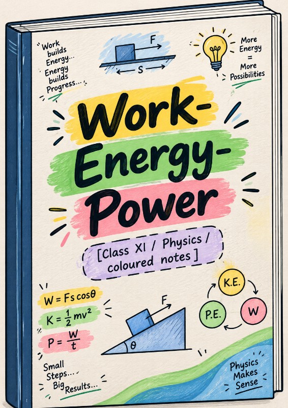 Work -Energy-Power [classXI/Physics/Structured Short Notes]