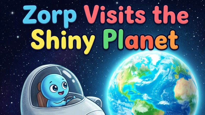 Zorp Visits the Shiny Planet