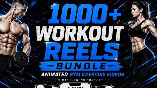 zym workout reels bundle